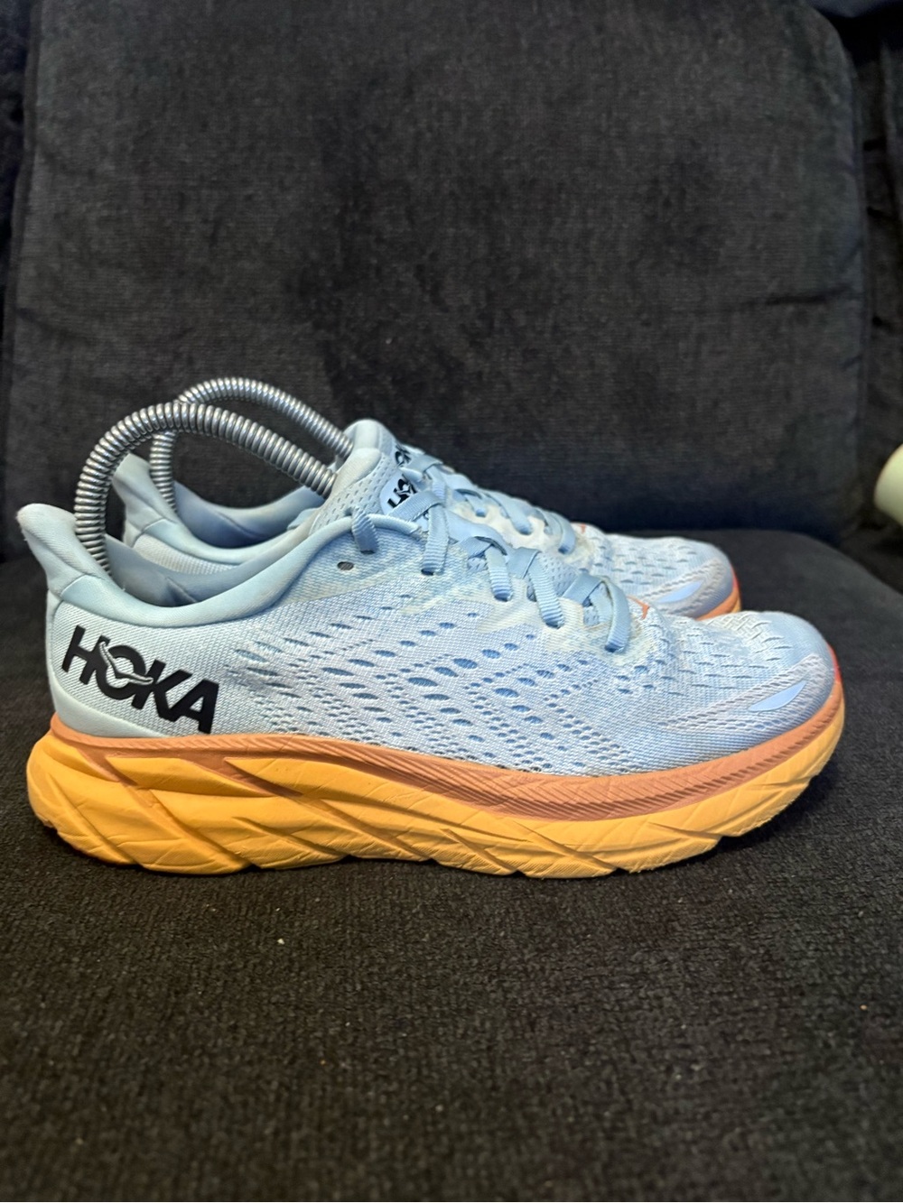 Hoka One One Clifton 8 Women’s Sneakers SZ 7 B1119394 Summer Song Ice Shoes